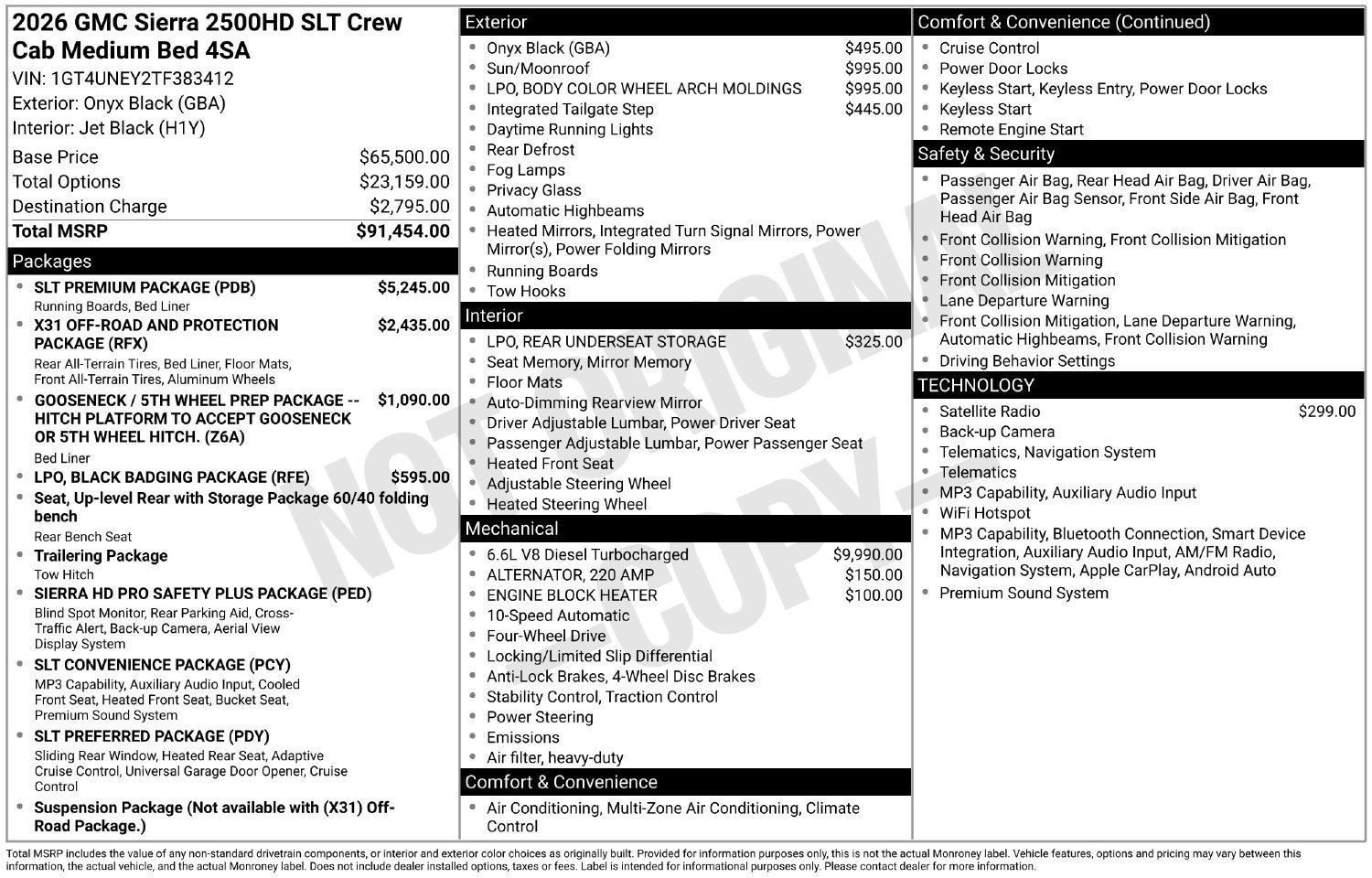 2026 GMC Sierra 2500 HD SLT