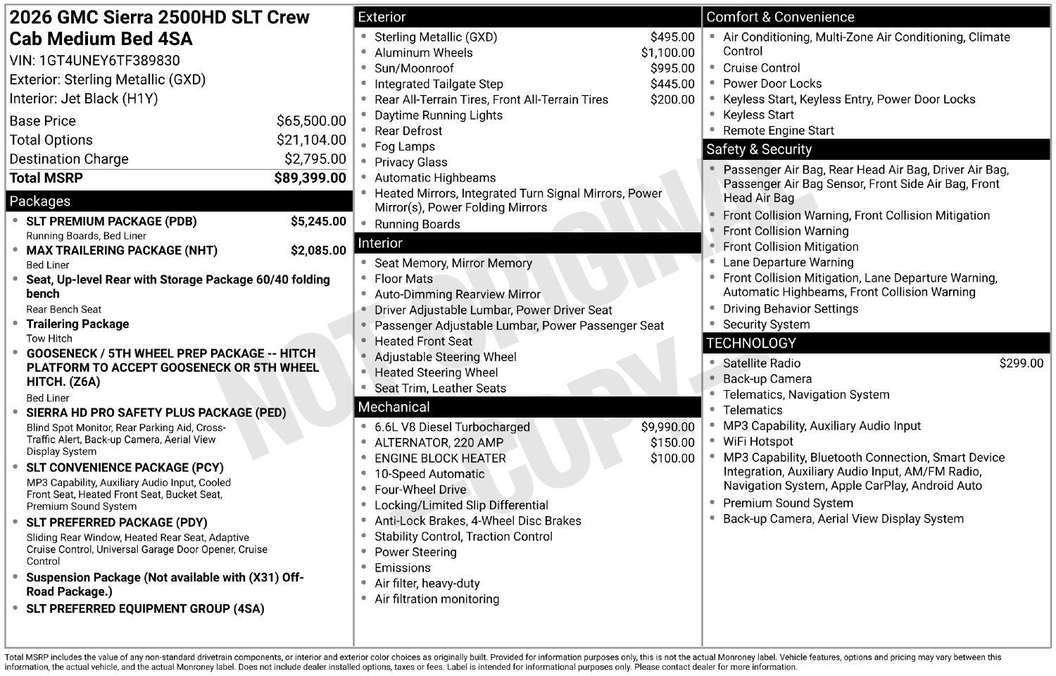 2026 GMC Sierra 2500 HD SLT