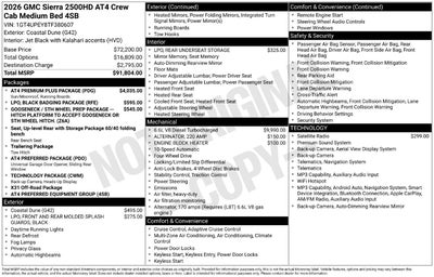 2026 GMC Sierra 2500 HD AT4