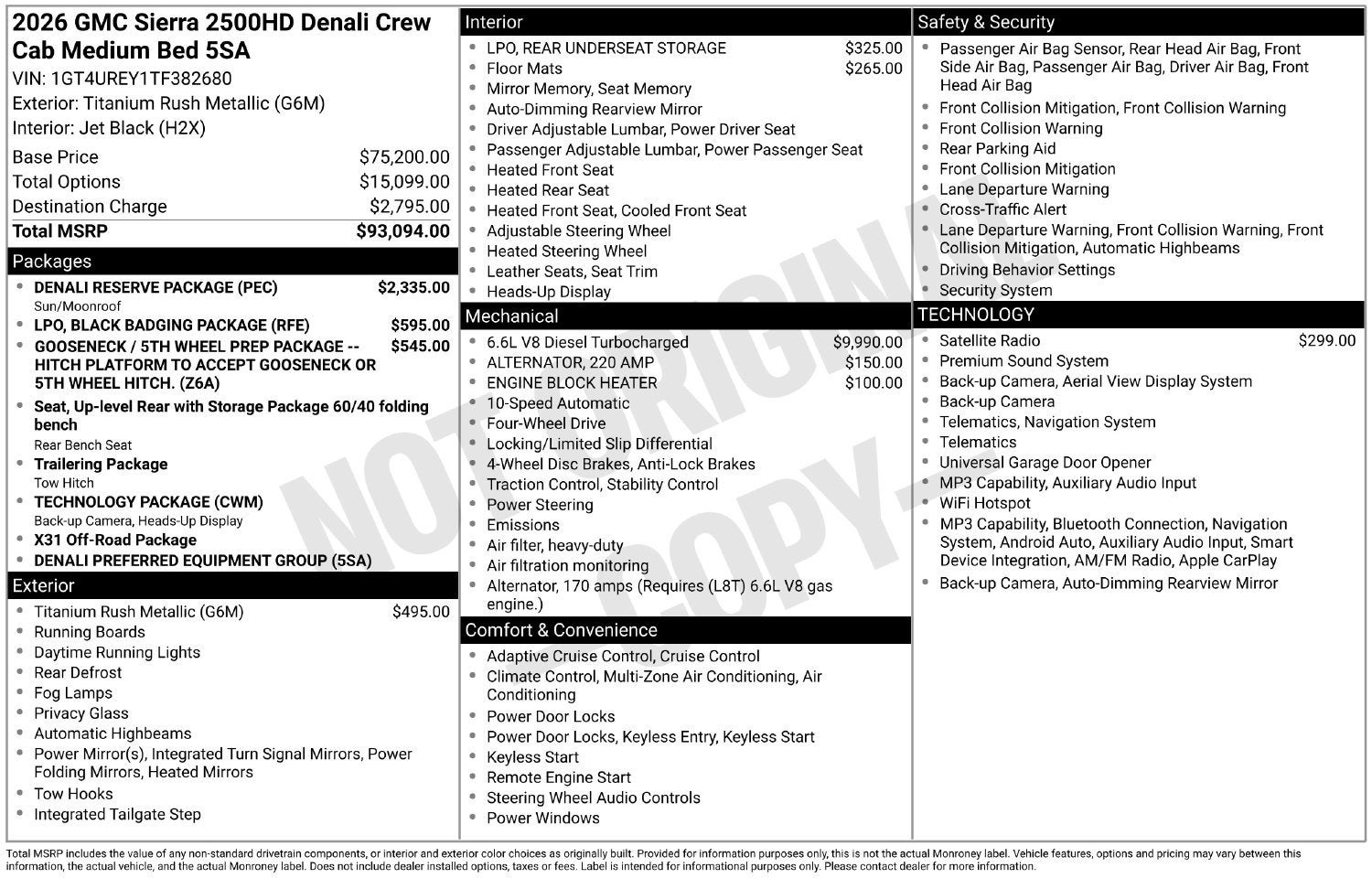 2026 GMC Sierra 2500 HD Denali