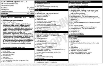 2025 Chevrolet Equinox EV LT