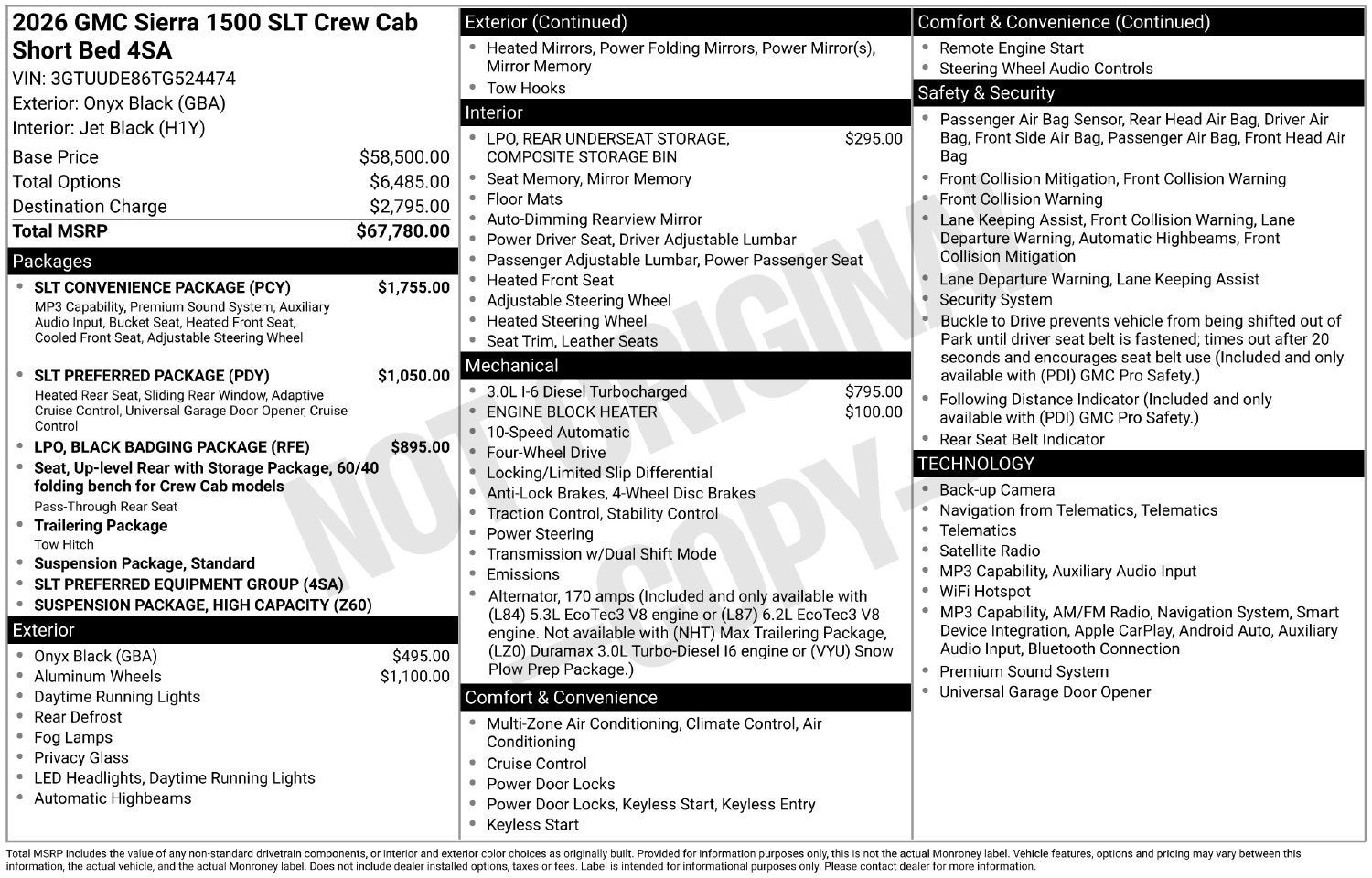 2026 GMC Sierra 1500 SLT