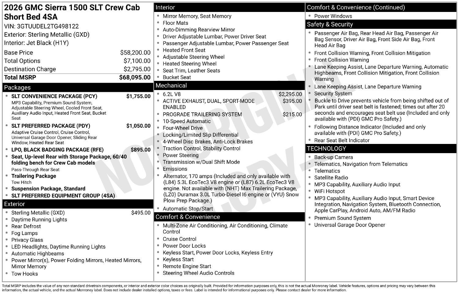 2026 GMC Sierra 1500 SLT