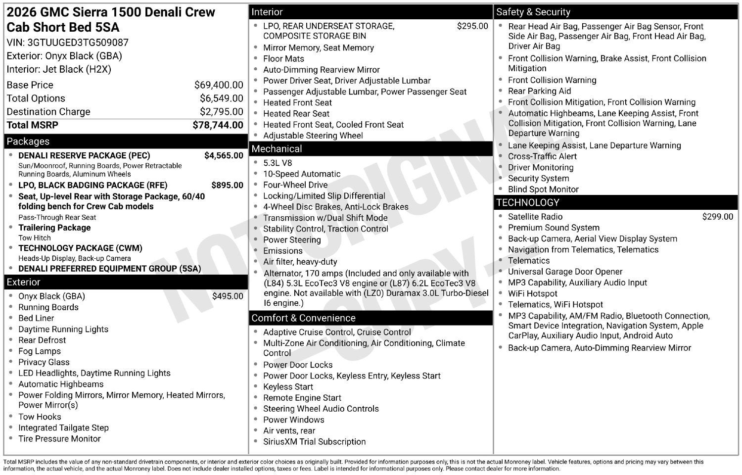 2026 GMC Sierra 1500 Denali