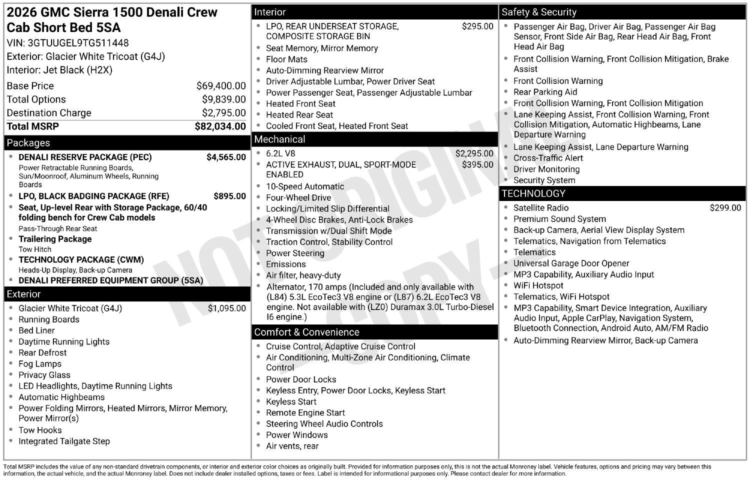 2026 GMC Sierra 1500 Denali