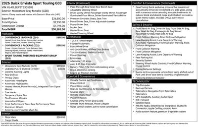 2026 Buick Envista Sport Touring