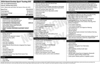 2026 Buick Envista Sport Touring